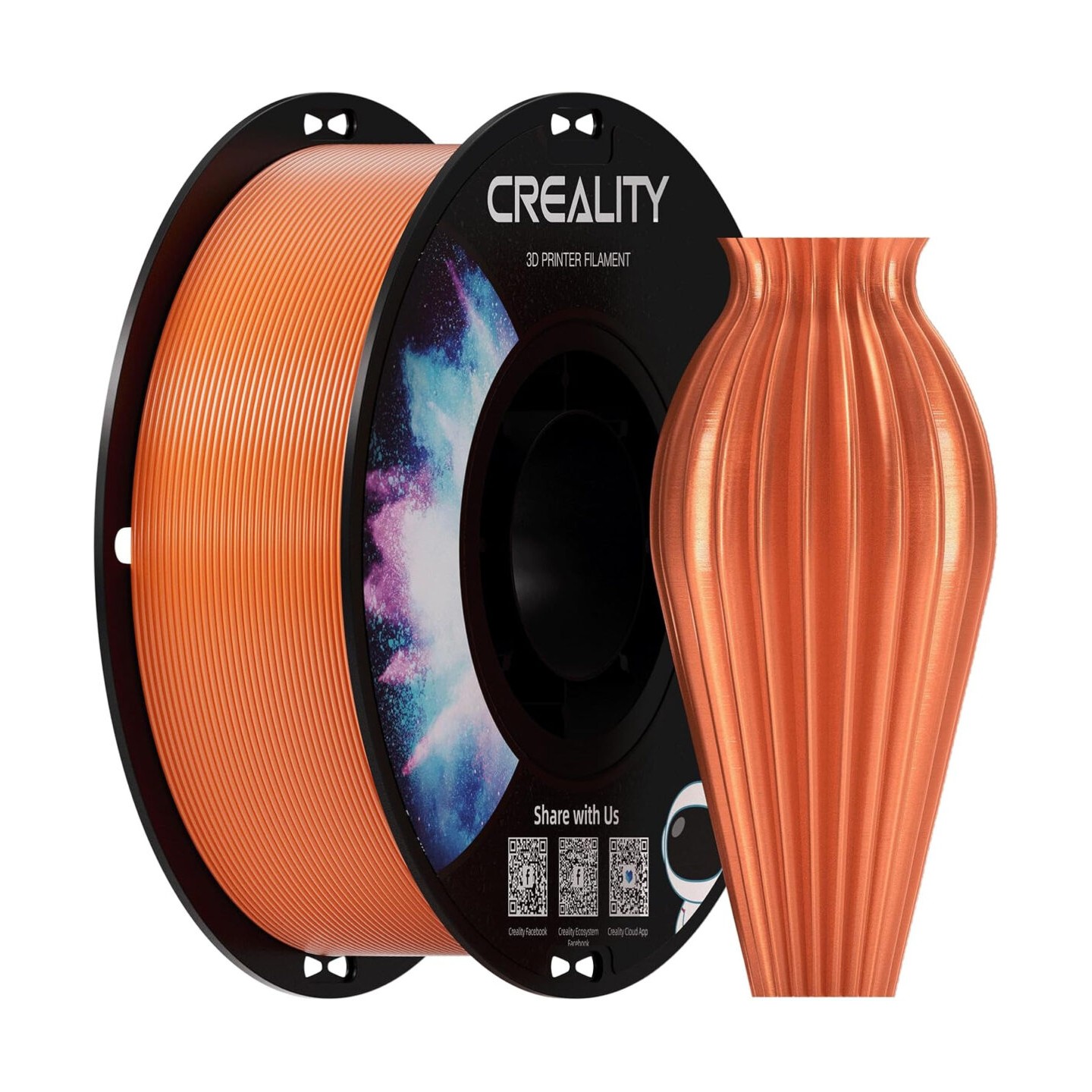 Buy Creality CR-PETG Orange 3D Printer Filament, Hard Glossy, Tensile Str. 49MPA, 1 kg Spool1.77 in Cyprus, Nicosia, Limassol, L
