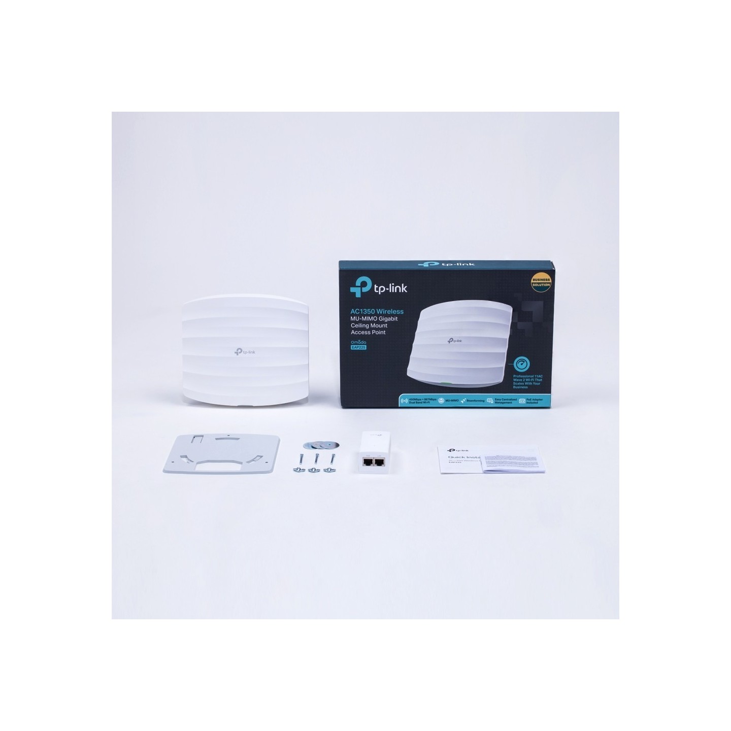 TP-Link Omada EAP225 - AC1350 Dual-Band Wi-Fi 5 Access Point - White, PoE — Buy in Cyprus with Fast Delivery