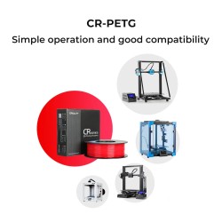 Buy Creality CR-PETG Technology Blue 3D Printer Filament, Hard Glossy, Tensile Str. 49MPA, 1 kg Spool1.7 in Cyprus, Nicosia, Lim