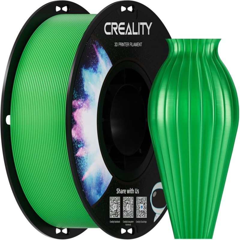 Buy Creality CR-PETG Green 3D Printer Filament, Hard Glossy, Tensile Str. 49MPA, 1 kg Spool1.76 in Cyprus, Nicosia, Limassol, La