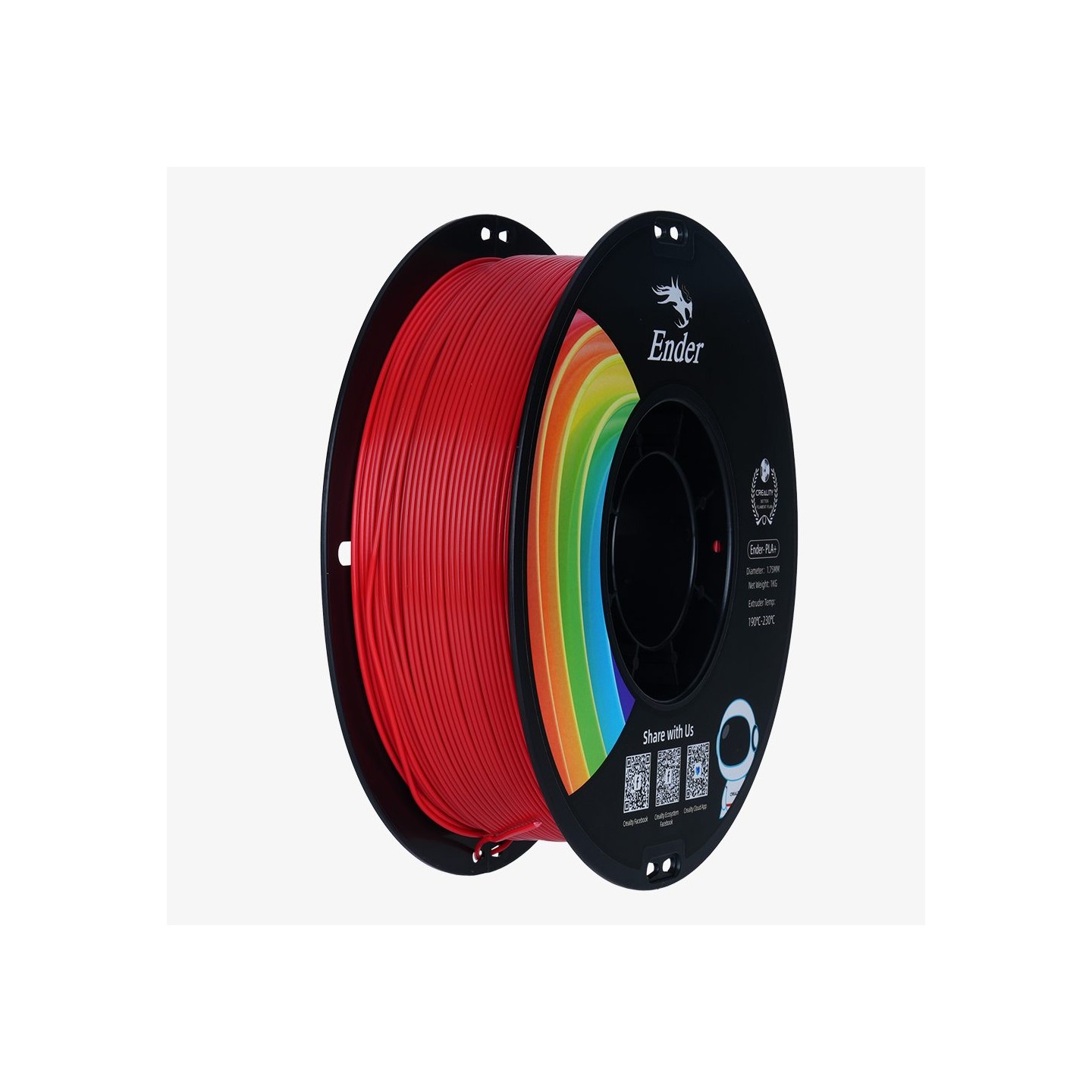 Buy Creality EN-PLA+ Red Ender 3D Printer Filament Strength 34MPA Bend 77MPa 1 kg Spool1.75 in Cyprus, Nicosia, Limassol, Larnak