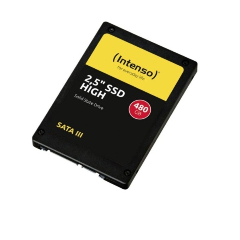 Intenso High Performance 480GB SSD - Model 3813450 - SATA III 6Gb/s 2.5in (7mm) Internal Black 520/480 MB/s (Boxed)