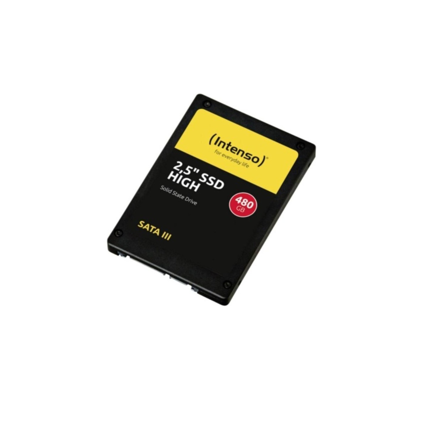 Intenso High Performance 480GB SSD - Model 3813450 - SATA III 6Gb/s 2.5in (7mm) Internal Black 520/480 MB/s (Boxed)