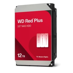 WD Red Plus WD120EFGX - 12TB 3.5in SATA III 6Gb/s HDD, 7200 RPM, 512MB Cache (NAS, CMR) (Boxed)