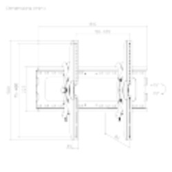 DMT TV Wall Mount 32-60" VESA 600x400 75kg Tilt Steel — Armenius Store Cyprus