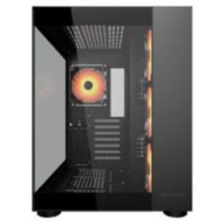 Cougar FV150 RGB Mid Tower PC Case – Dual Chamber Black | Armenius Store