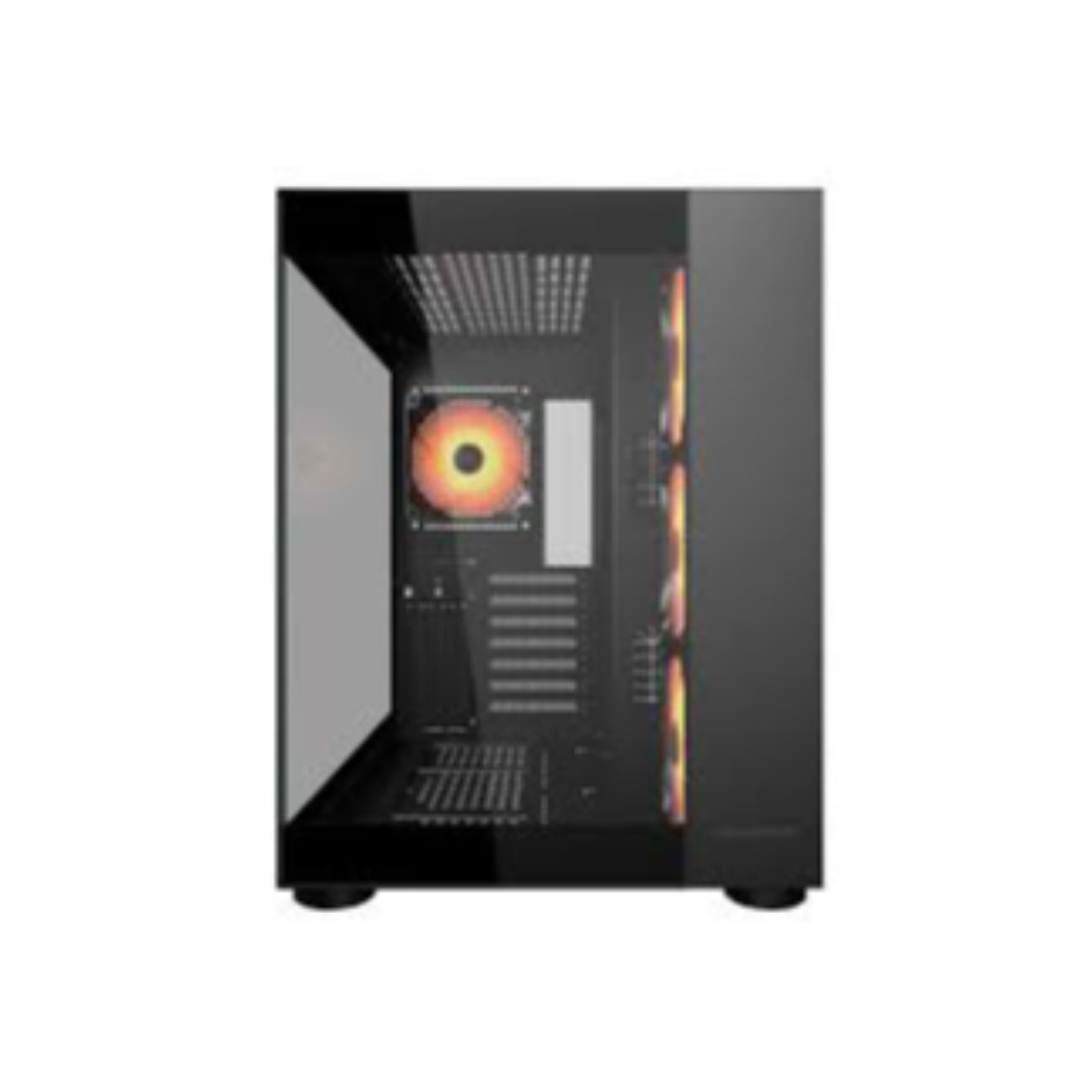 Cougar FV150 RGB Mid Tower PC Case – Dual Chamber Black | Armenius Store
