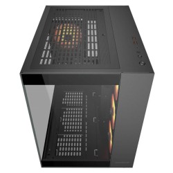 Cougar FV150 RGB Mid Tower PC Case – Dual Chamber Black | Armenius Store