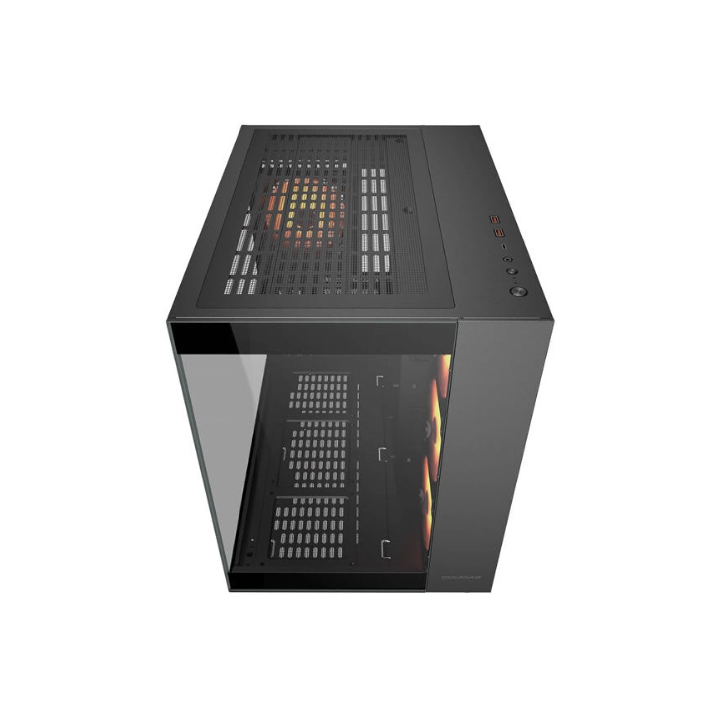 Cougar FV150 RGB Mid Tower PC Case – Dual Chamber Black | Armenius Store