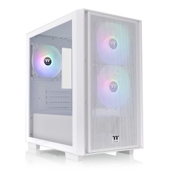 Thermaltake Versa H16 TG ARGB Snow 120mm Micro-ATX Case White (Boxed) — Buy in Cyprus with Fast Delivery
