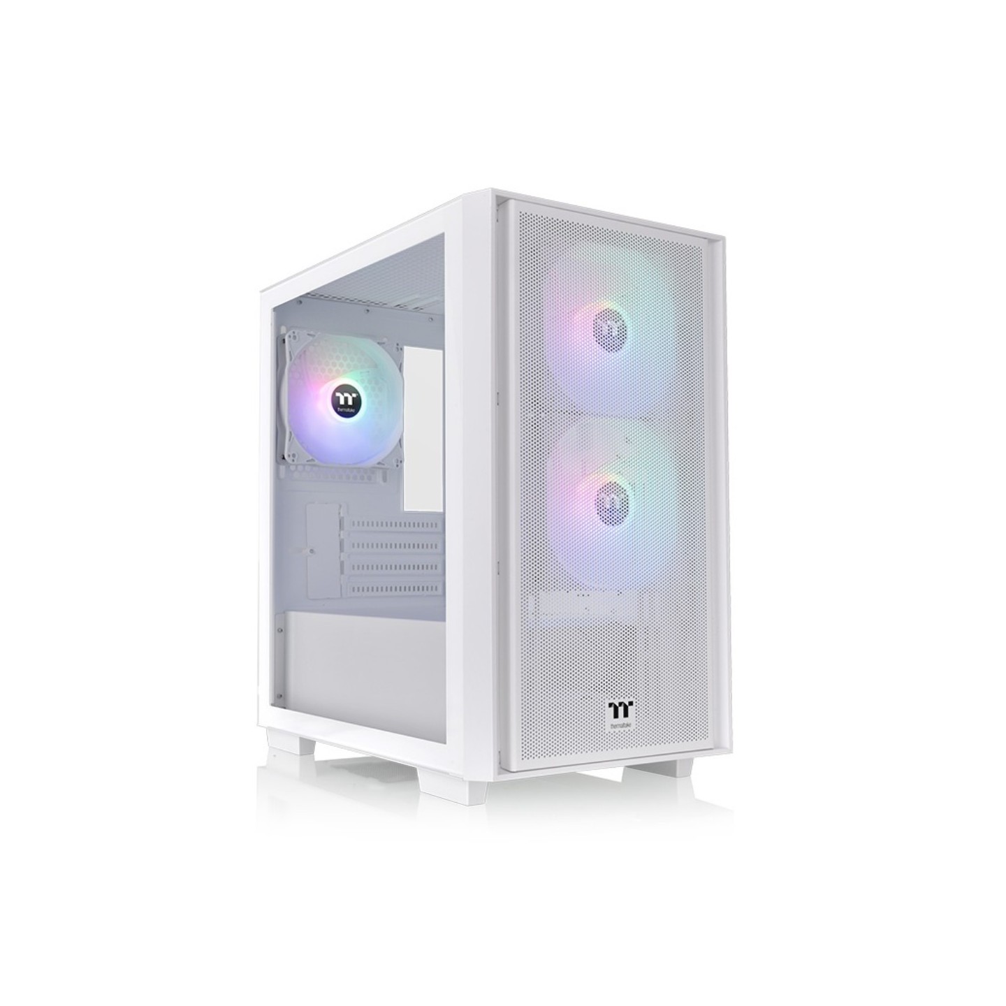 Thermaltake Versa H16 TG ARGB Snow 120mm Micro-ATX Case White (Boxed) — Buy in Cyprus with Fast Delivery