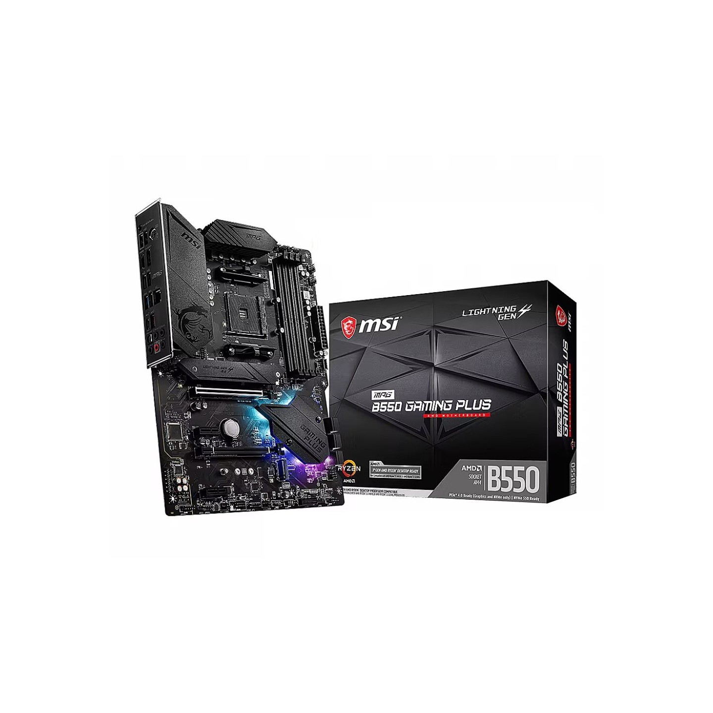 MSI MPG B550 GAMING PLUS AM4 AMD B550 ATX Motherboard (Boxed) — Buy in Cyprus with Fast Delivery