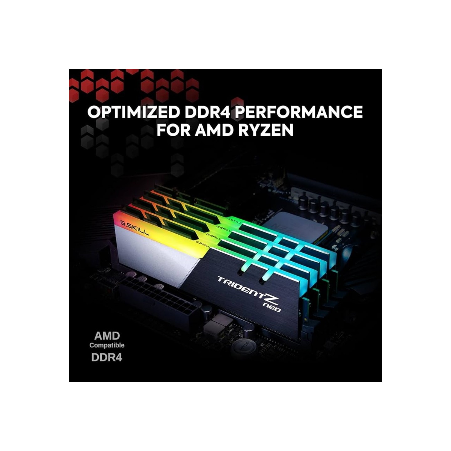 G.Skill Trident Z Neo DDR4 32GB (2x16GB) 3600MHz CL16 RGB F4-3600C16D-32GTZNC (Boxed) — Buy in Cyprus with Fast Delivery