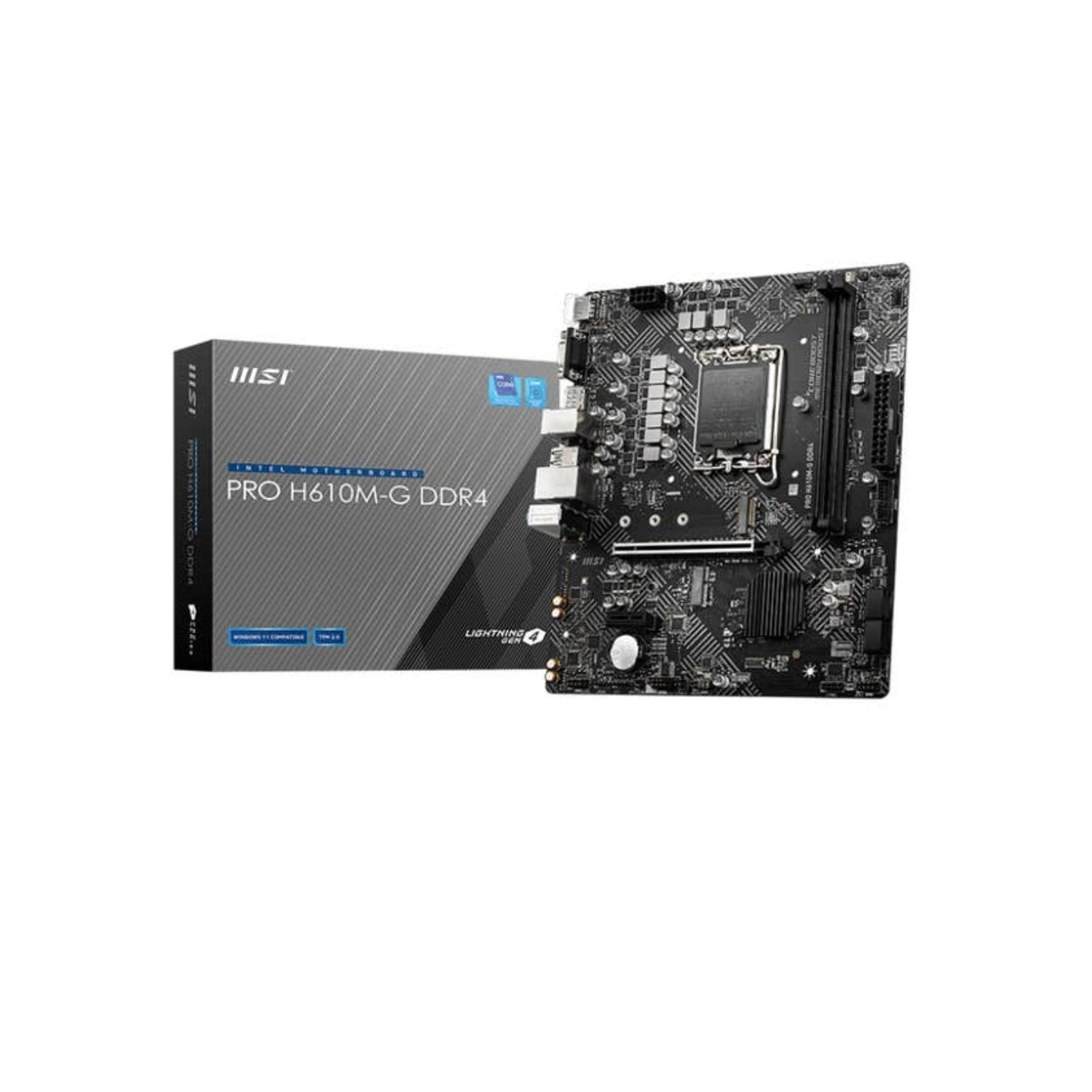 MSI PRO H610M-G DDR4 LGA1700 Micro-ATX Motherboard - H610, DDR4 64GB, PCIe4.0 (Boxed) — Buy in Cyprus with Fast Delivery