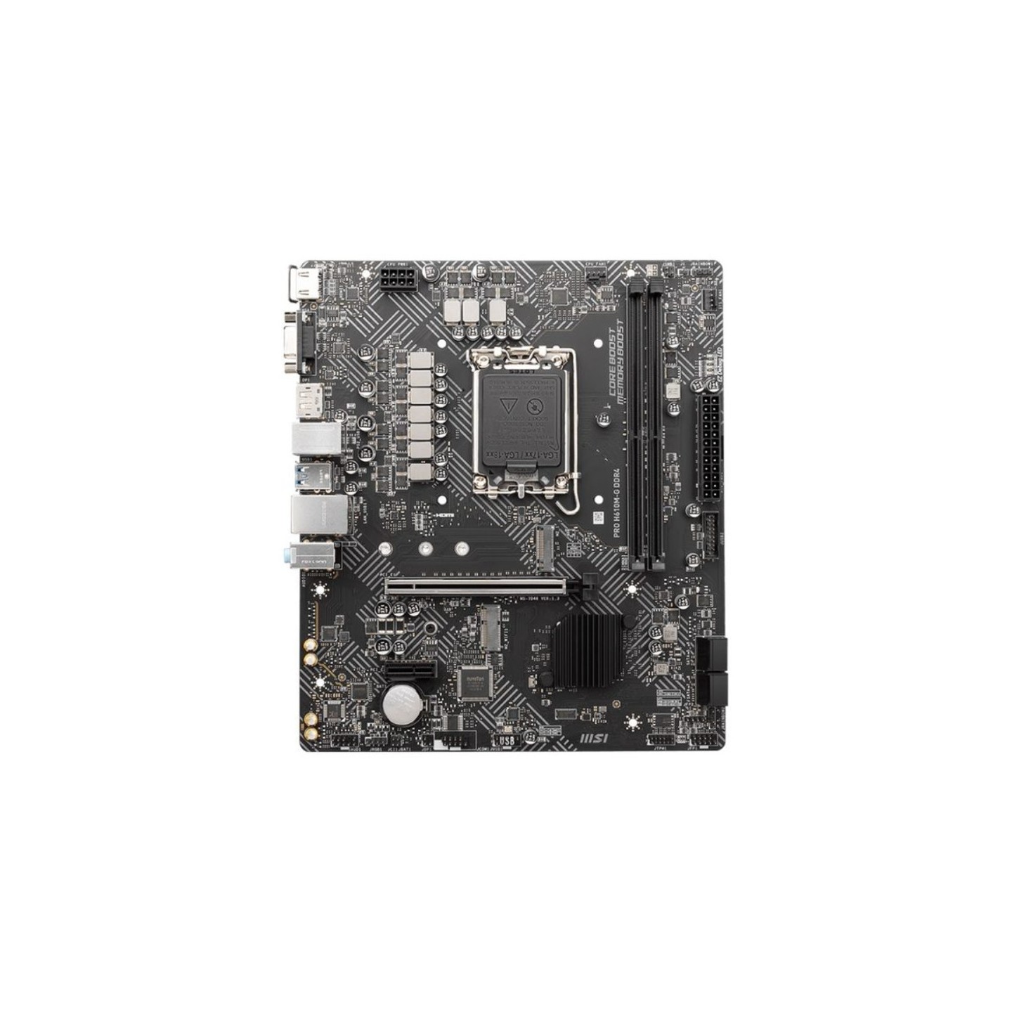 MSI PRO H610M-G DDR4 LGA1700 Micro-ATX Motherboard - H610, DDR4 64GB, PCIe4.0 (Boxed) — Buy in Cyprus with Fast Delivery