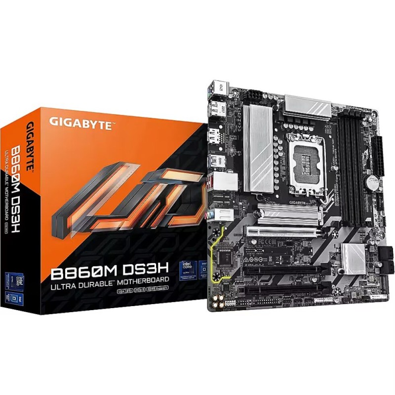 Gigabyte B860M DS3H LGA1851 B860 mATX DDR5 Motherboard (Boxed) — Buy in Cyprus with Fast Delivery