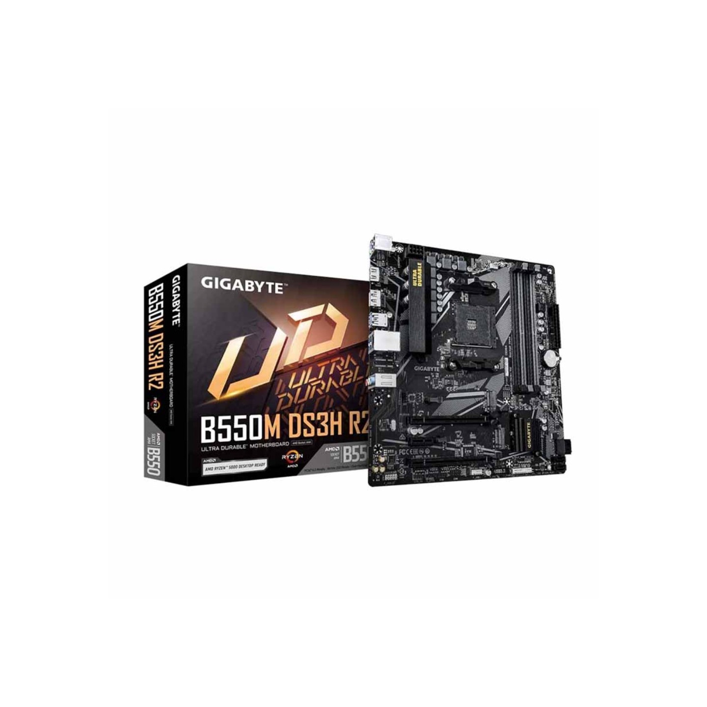 GIGABYTE B550M-DS3H R2.0 B550 Micro-ATX AM4 DDR4 Motherboard (Boxed) — Buy in Cyprus with Fast Delivery