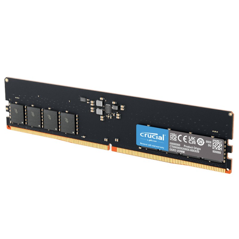 Crucial 8GB DDR5-4800 CL40 UDIMM CT8G48C40U5 (Boxed) — Buy in Cyprus with Fast Delivery