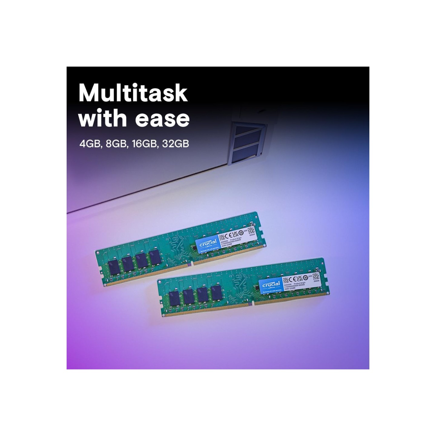 Crucial 32GB Kit (2x16GB) DDR4-3200 UDIMM CT2K16G4DFRA32A (Boxed) — Buy in Cyprus with Fast Delivery