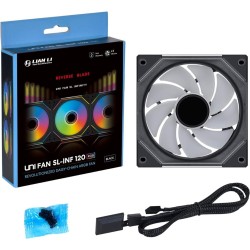 Lian Li UNI FAN SL-INF 120 Reverse Wireless ARGB PWM Fan Black (Boxed) — Buy in Cyprus with Fast Delivery
