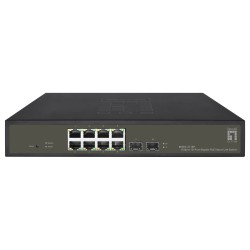 Switch 8x GE GES-2110P 2xGSFP 19' 130W 8xPoE+ — Buy in Cyprus with Fast Delivery