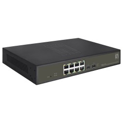 Switch 8x GE GES-2110P 2xGSFP 19' 130W 8xPoE+ — Buy in Cyprus with Fast Delivery