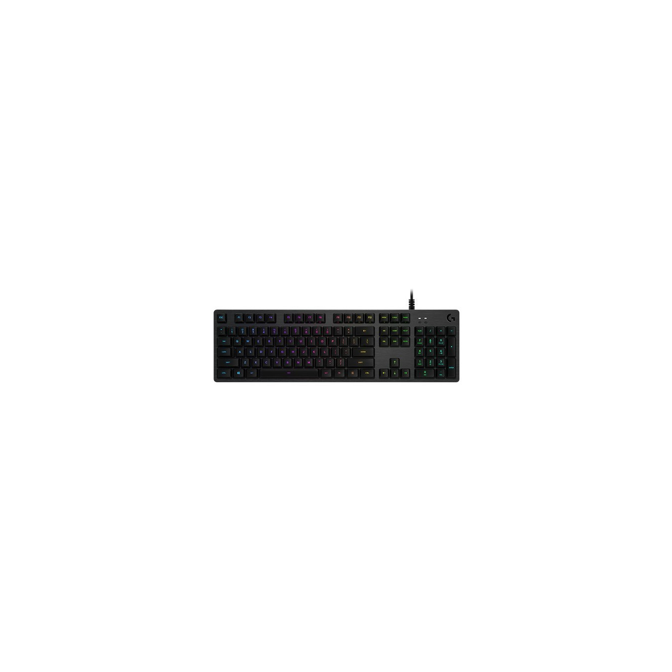 Logitech G512 Carbon - GX Brown - Carbon Full-Size Wired RGB Mechanical Keyboard — Buy in Cyprus with Fast Delivery