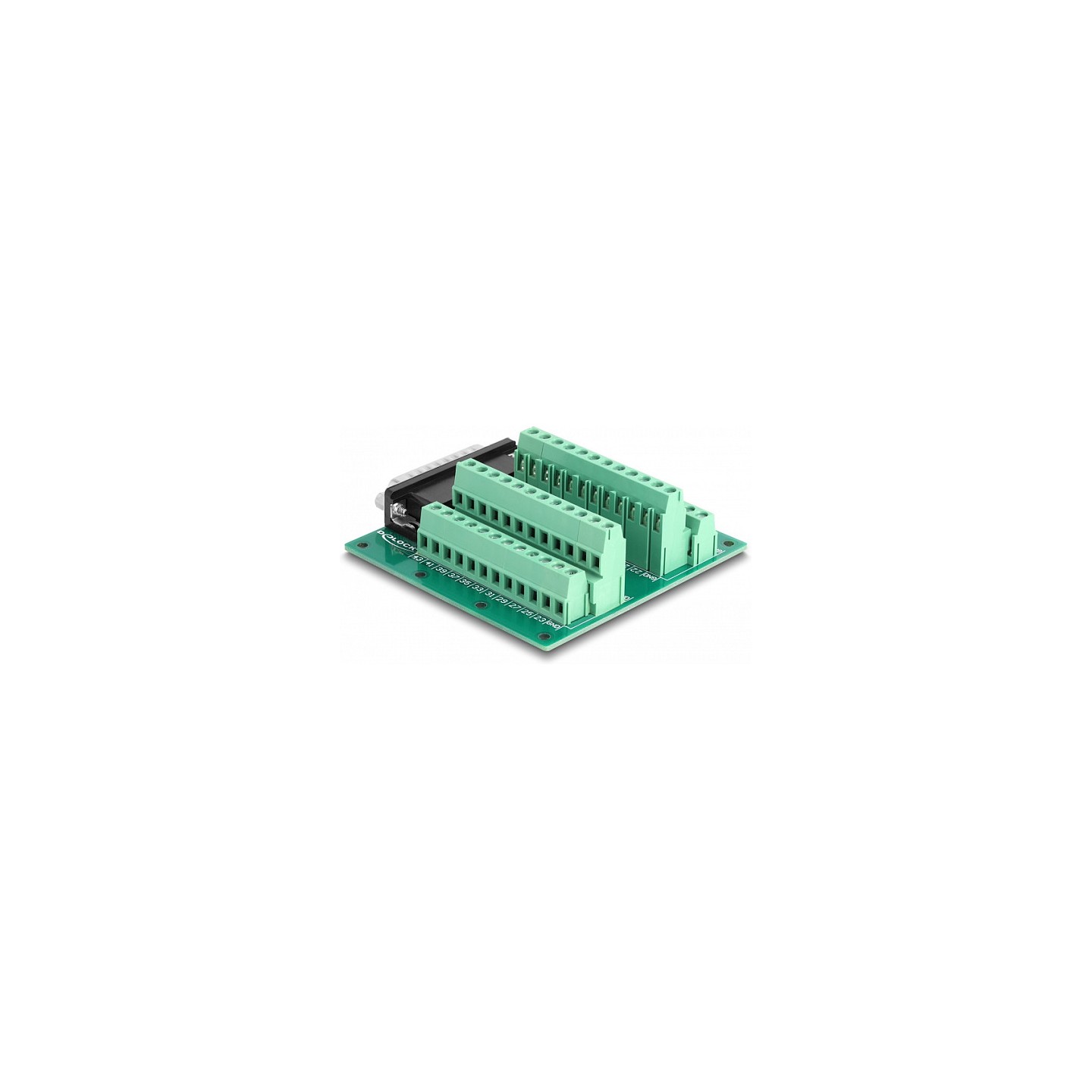 DELOCK D-Sub HD 44 Pin Stecker zu Terminalblock fur Hutschiene — Buy in Cyprus with Fast Delivery