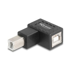 DELOCK Adapter USB 2.0 B Stecker zu B Buchse 90° gew. oben — Buy in Cyprus with Fast Delivery