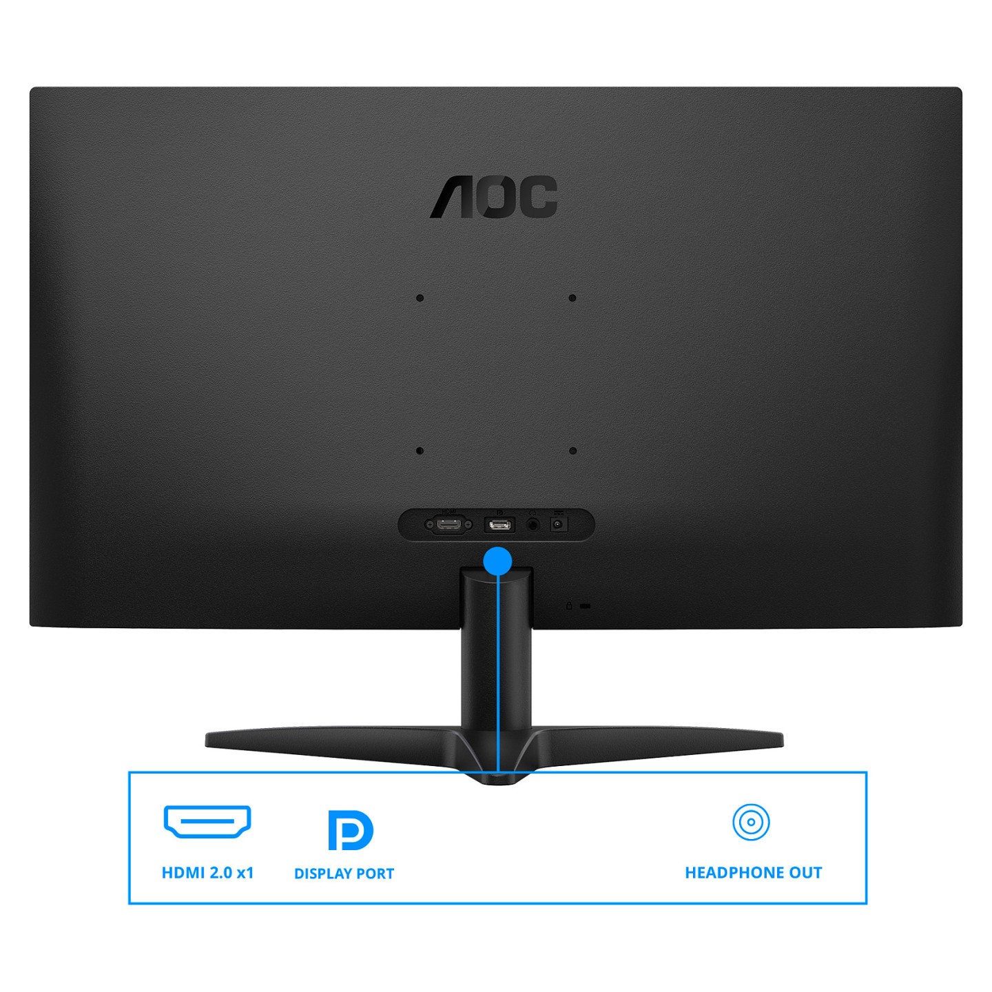 AOC 68.6cm (27') Q27B36X 16:09 HDMI+DP black — Buy in Cyprus with Fast Delivery