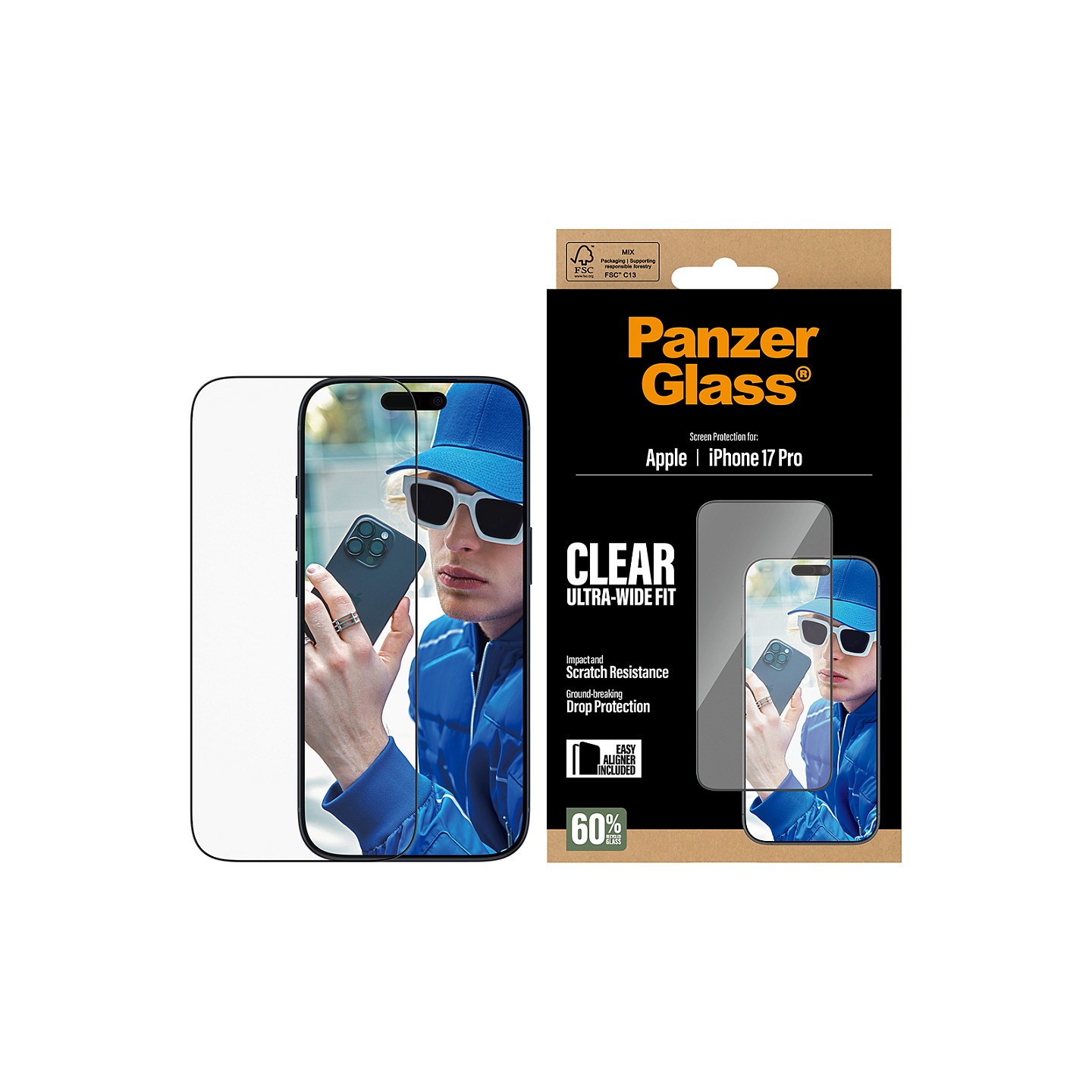 PanzerGlass Schutzglas iPhone 17 Pro UWF — Buy in Cyprus with Fast Delivery