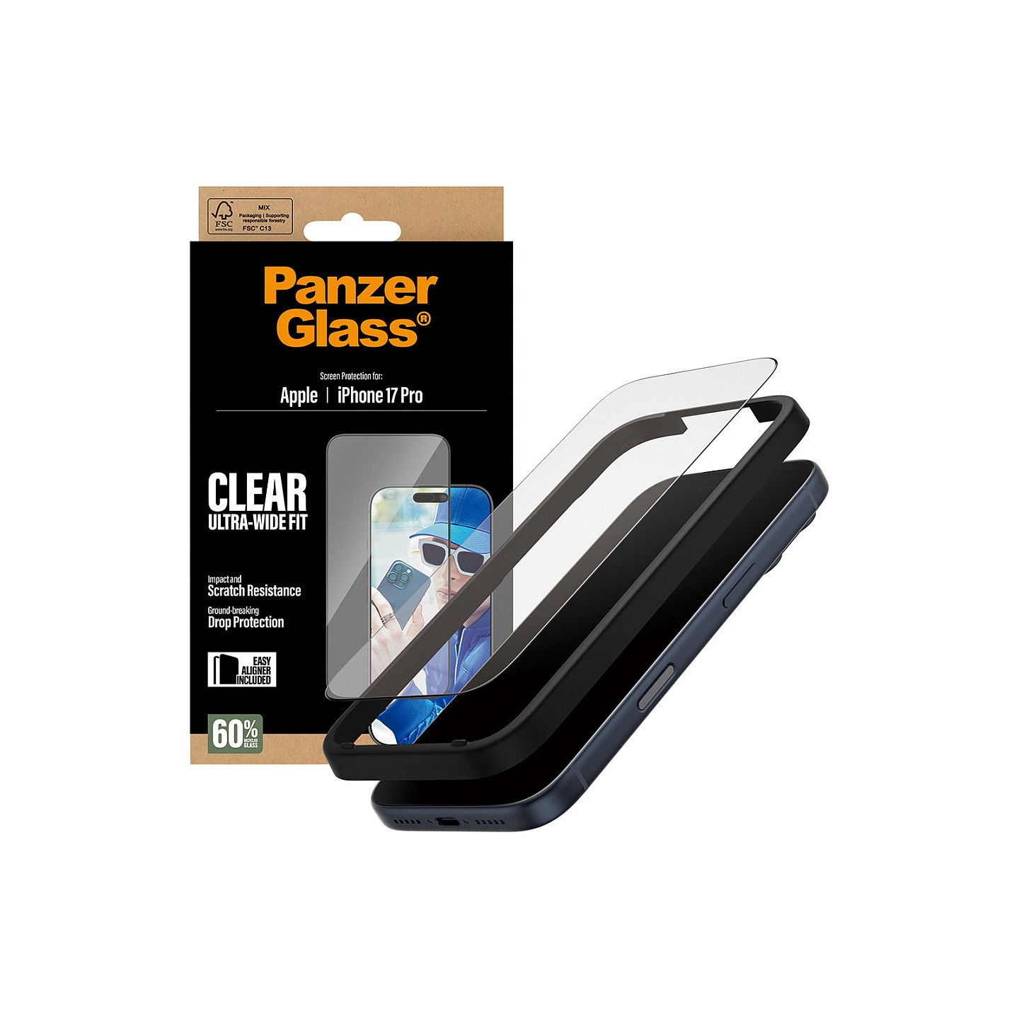 PanzerGlass Schutzglas iPhone 17 Pro UWF — Buy in Cyprus with Fast Delivery