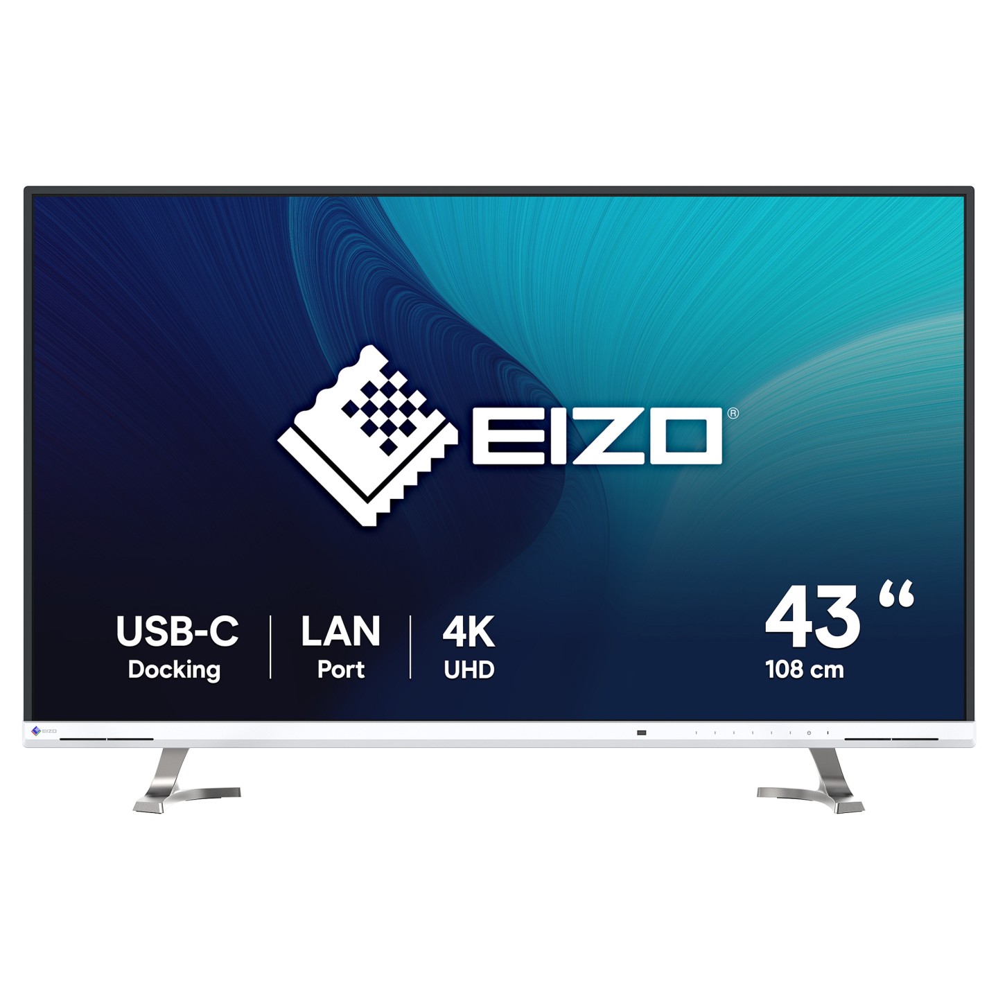 EIZO 108cm (42.5') EV4340X-WT 16:09 4K 2xHDMI+DP+USB-C IPS — Buy in Cyprus with Fast Delivery