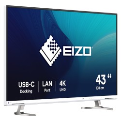 EIZO 108cm (42.5') EV4340X-WT 16:09 4K 2xHDMI+DP+USB-C IPS — Buy in Cyprus with Fast Delivery
