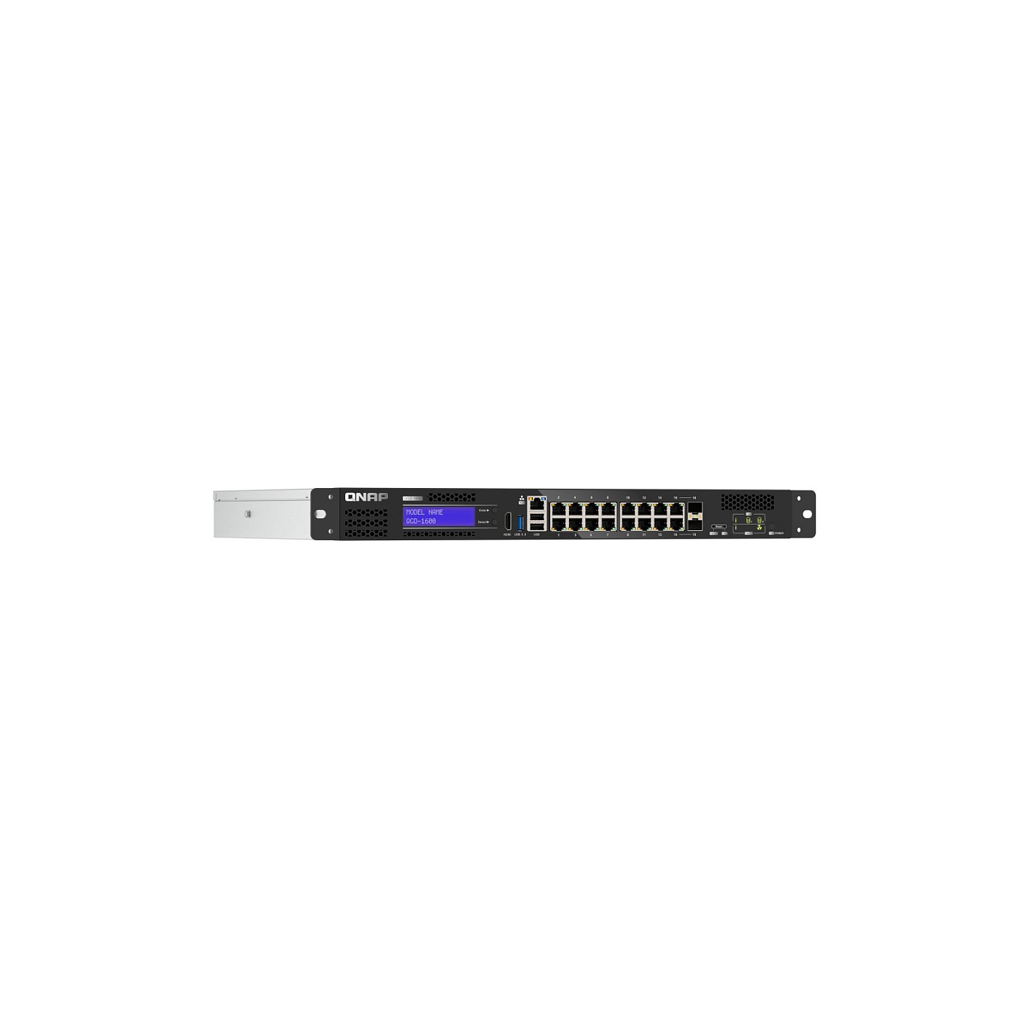 QGD-1600 - Switch - Smart - 4 x 10 100 1000 (PoE++) + 10 x 10 100 1000 (PoE+) + 2 x Kombinations-Gigabit-SFP (PoE+) -...
