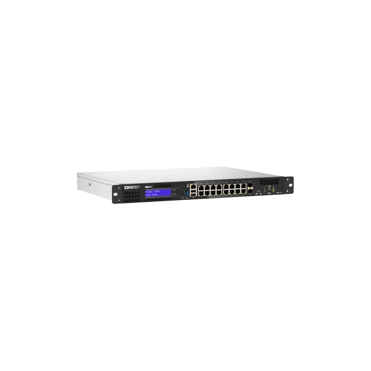 QGD-1600 - Switch - Smart - 4 x 10 100 1000 (PoE++) + 10 x 10 100 1000 (PoE+) + 2 x Kombinations-Gigabit-SFP (PoE+) -...