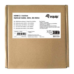 Equip HDMI UHS Ethernet 2.1 A-A St St 20.0m 8K60Hz HDR sw — Buy in Cyprus with Fast Delivery