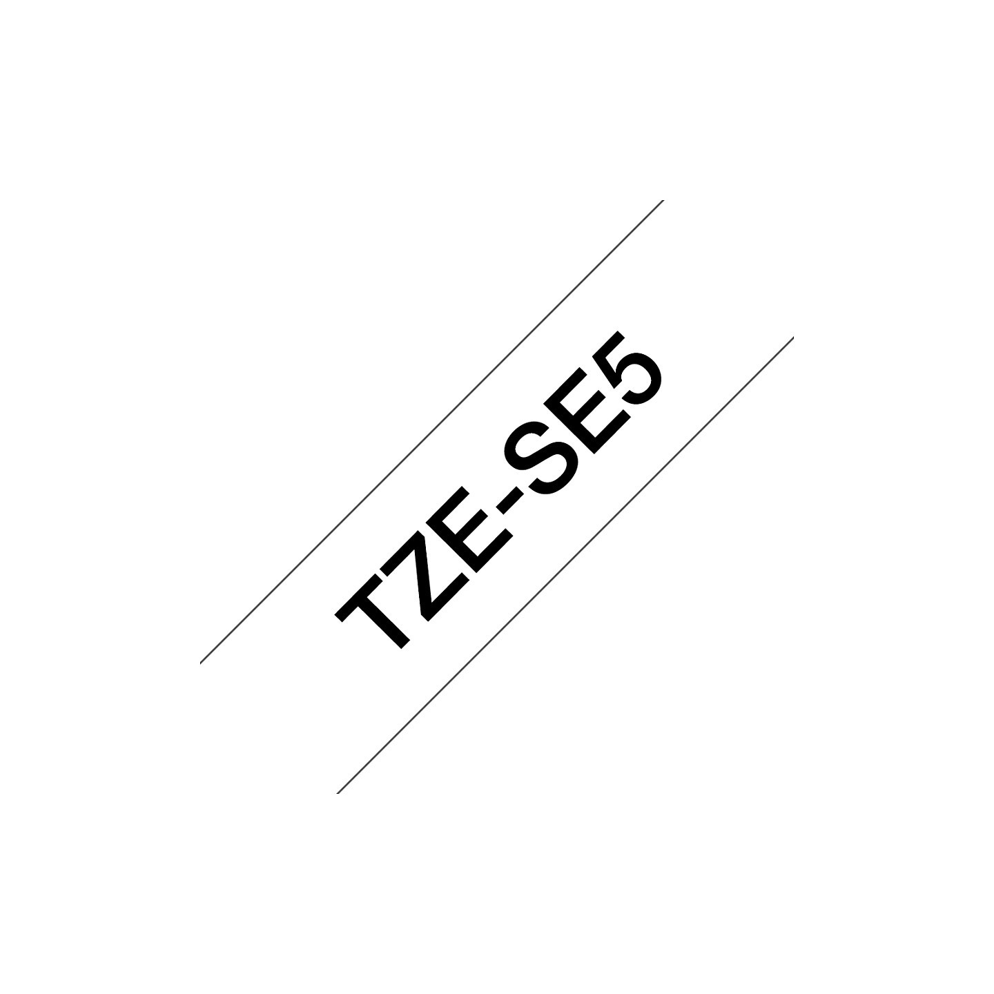 Schriftbandkassette Brother 24mm weiß schwarz TZe-SE5 — Buy in Cyprus with Fast Delivery