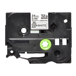 Schriftbandkassette Brother 24mm weiß schwarz TZe-SE5 — Buy in Cyprus with Fast Delivery