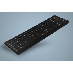 Cherry AK-C8100F-U1-B US - wischdesinfizierbar - schwarz - US englisch — Buy in Cyprus with Fast Delivery