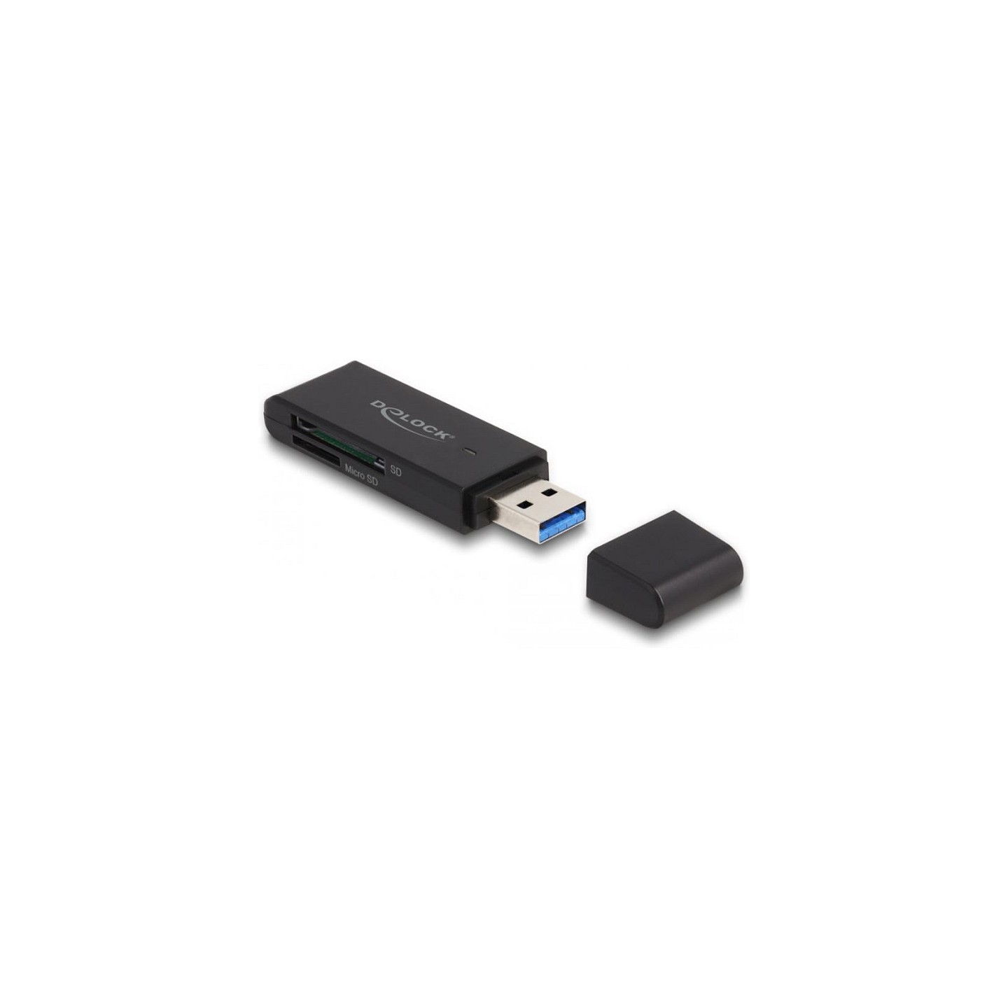 Delock Card Reader SuperSpeed USB 5 Gbps für SD und Micro SD Speicherkarten — Buy in Cyprus with Fast Delivery