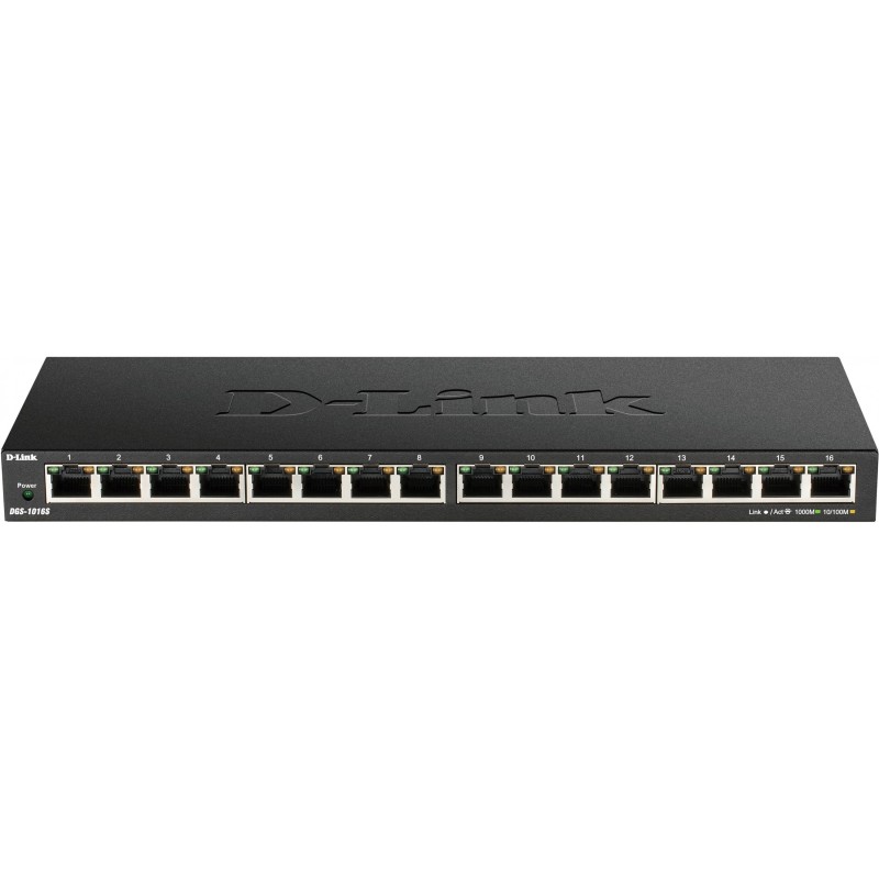 Buy D-Link DGS-1016S - 16-Port Gigabit Unmanaged Switch, Fanless, Black in Cyprus, Nicosia, Limassol, Larnaka, Pafos