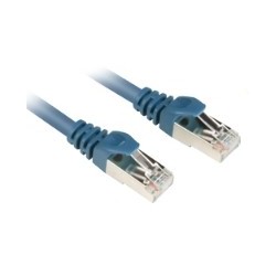 Buy Sharkoon RJ45 Ethernet Cable - 0.25 m - Cat6 S/FTP - Blue in Cyprus, Nicosia, Limassol, Larnaka, Pafos