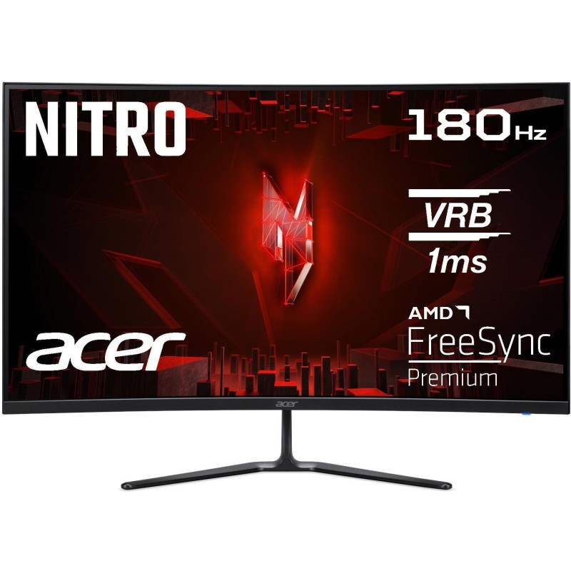 Buy Acer Nitro ED320QRS3bmiipx - 31.5in Curved VA Full HD 1920x1080, 180Hz, 1ms,... in Cyprus, Nicosia, Limassol, Larnaka, Pafos