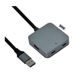 VALUE USB 3.2 Gen 1 Hub. 4 Ports (2x USB-A + 2x USB-C). mit Verlngerungskabel. 5 m — Buy in Cyprus with Fast Delivery