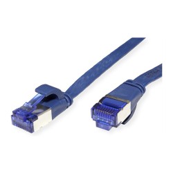 VALUE Patchkabel Cat.6A (Class EA) FTP. extra-flach. blau. 0.5 m — Buy in Cyprus with Fast Delivery