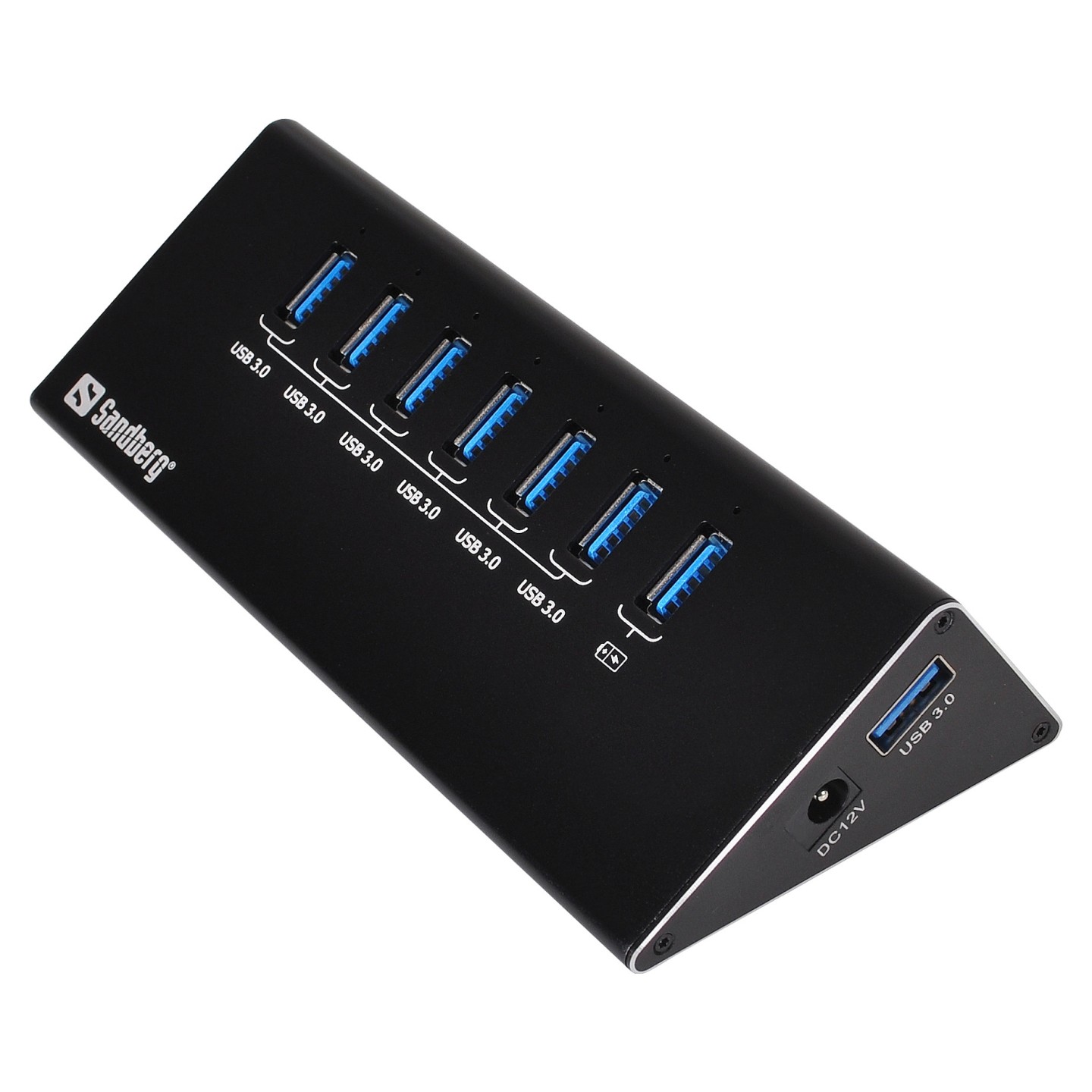 Sandberg 133-82 USB 3.0 HUB 7-Port 7xUSB 3.0 Schwarz — Buy in Cyprus with Fast Delivery