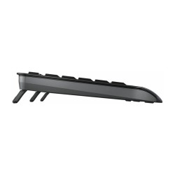 CHERRY GENTIX DESKTOP - Tastatur-und-Maus-Set - kabellos - 2.4 GHz - GB - Schwarz (JD-7000GB-2)