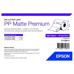 EPSON PP Matte Label 102x76mm 365 Etiketten. Die-Cut — Buy in Cyprus with Fast Delivery