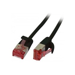 Synergy21 Patchkabel RJ45. CAT6 250Mhz. 0.25m schwarz. U FTP. slimline rund d3.6mm. — Buy in Cyprus with Fast Delivery